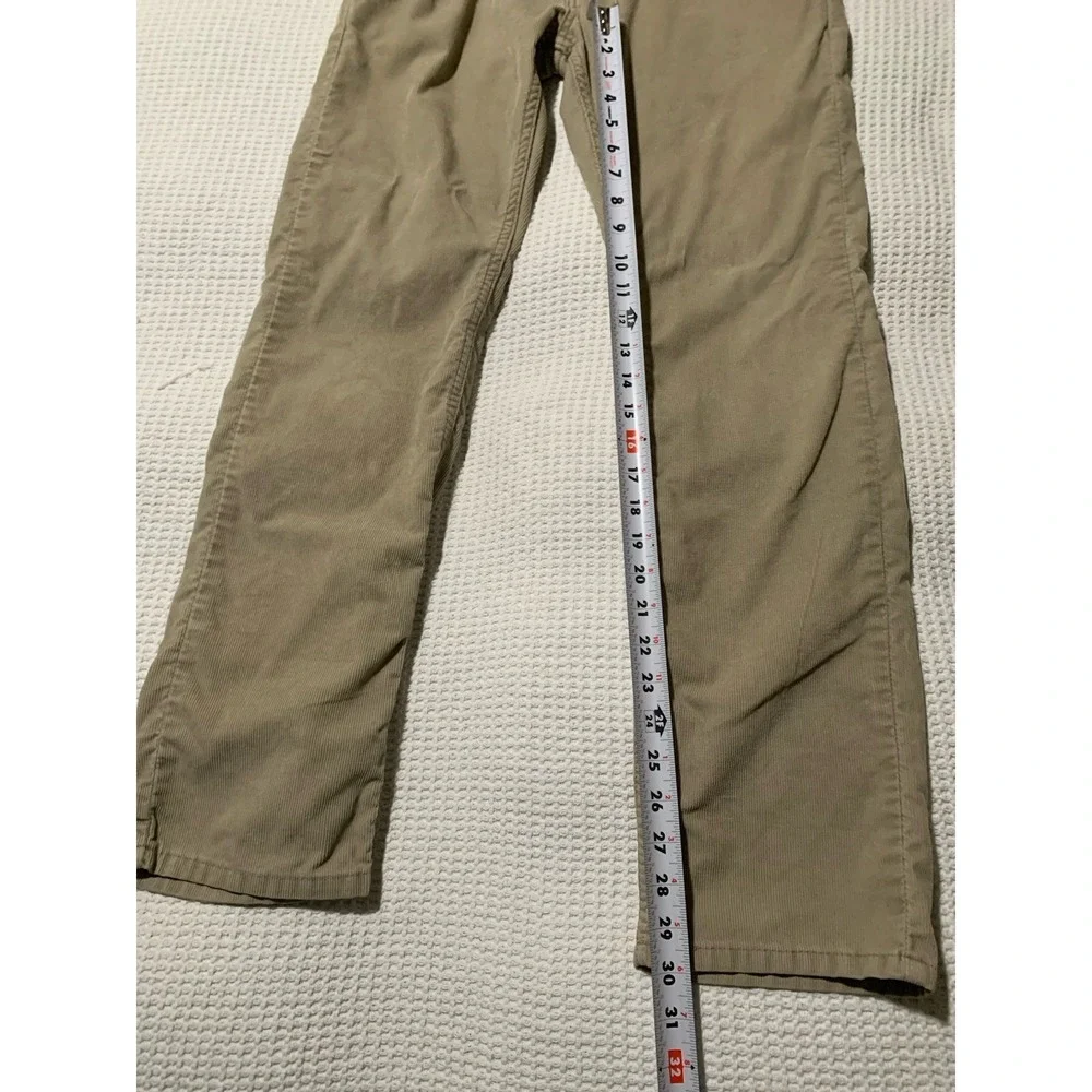 Levis 514 Jeans Mens 30x30 Tan Khaki Slim Straight‎ Corduroy Pants